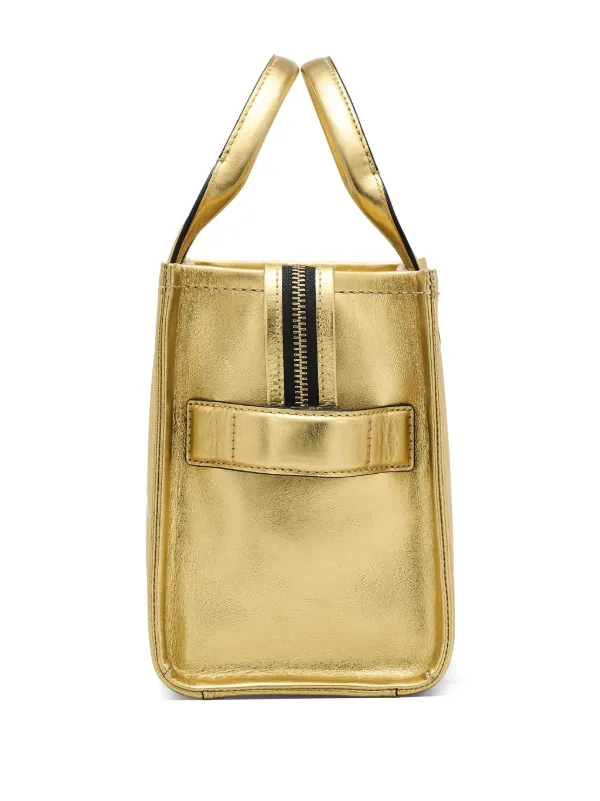 【関税&送料込】Marc Jacobs Gold Leather The Small Tote Bag Marc Jacobs Gold Leather The Small Tote Bag | ModeSens