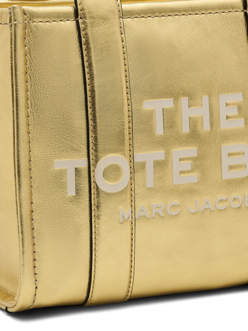 Marc Jacobs The Small Metallic shopper Goud