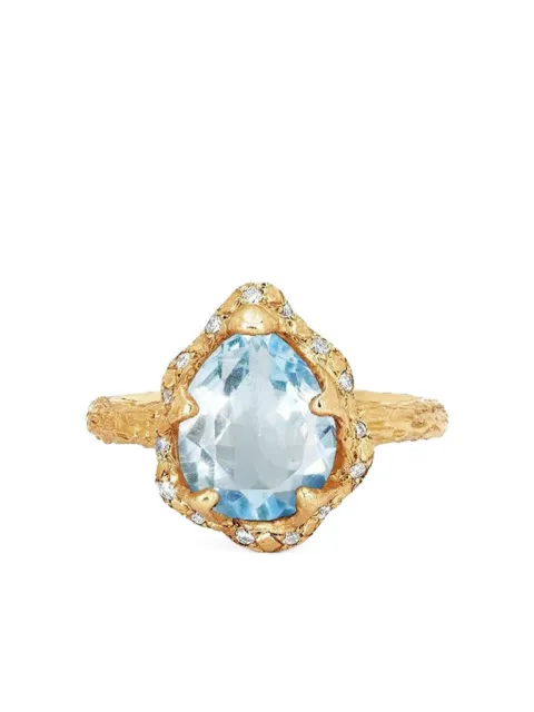 Logan Hollowell 14K yellow gold diamond ring