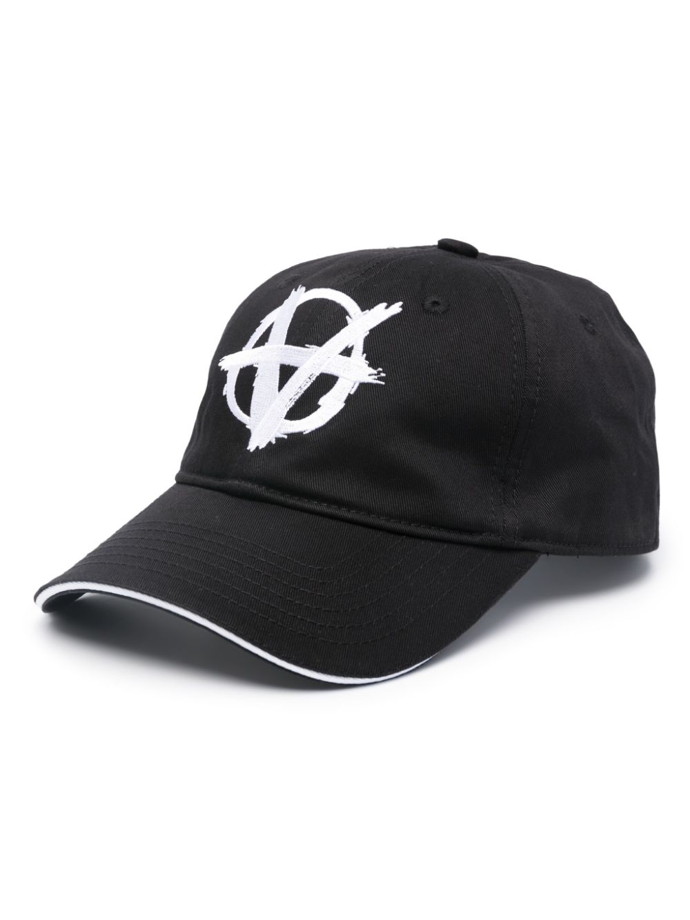 Logo Embroidered Baseball Cap In Black
