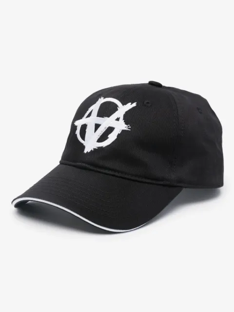 VETEMENTS logo-embroidered cotton cap