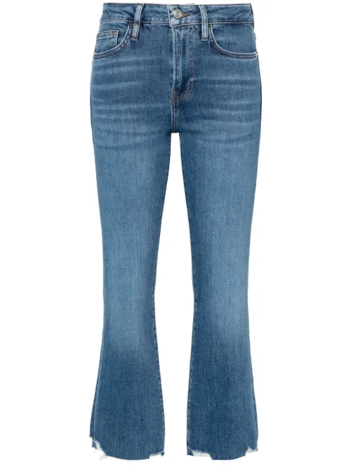 FRAME jean Le Crop Mini Boot - Bleu - FRAME - Modalova