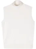 Róhe funnel-neck knitted top - Neutrals