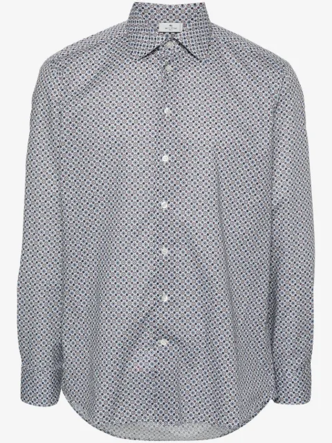 ETRO graphic-print cotton shirt