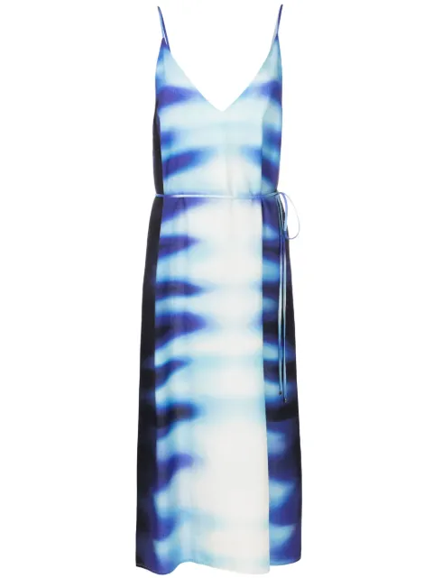 Lenny Niemeyer vestido midi con estampado abstracto
