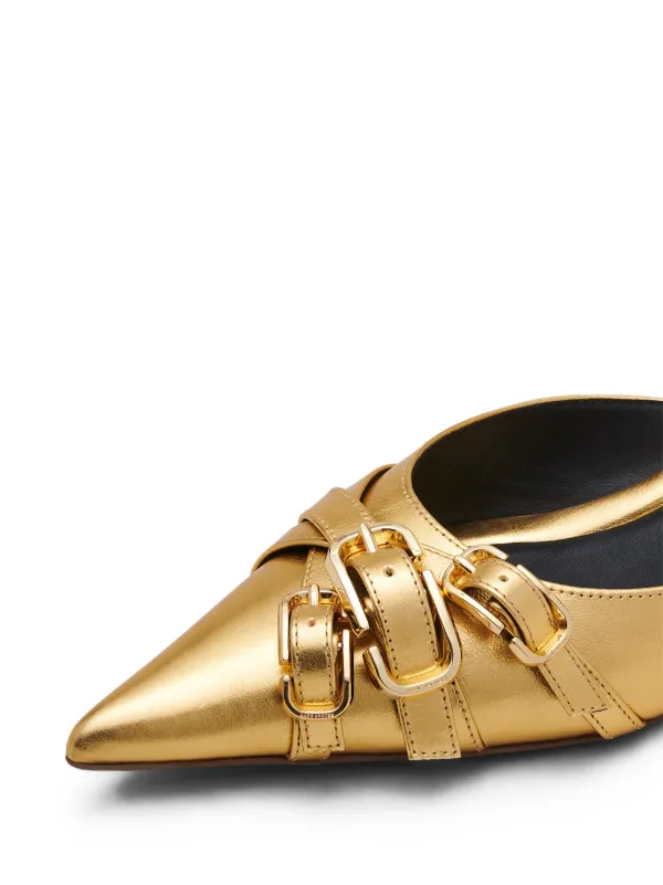 Marc Jacobs The Emma キトゥンヒール ミュール | ゴールド