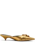 Marc Jacobs The Emma kitten-heel mules - Gold