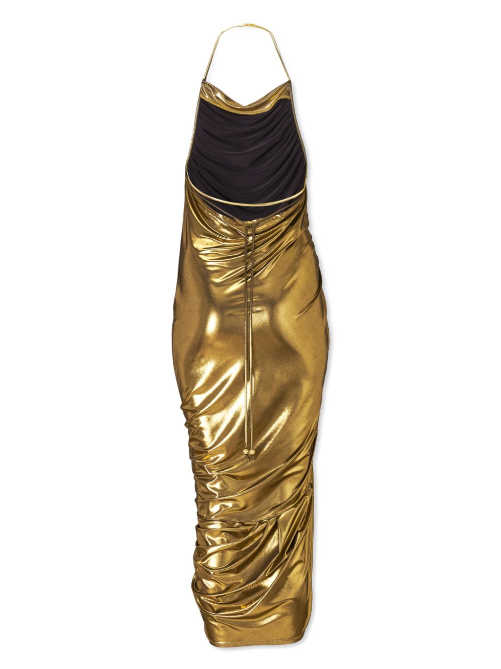 Marc Jacobs metallic draped midi dress Women