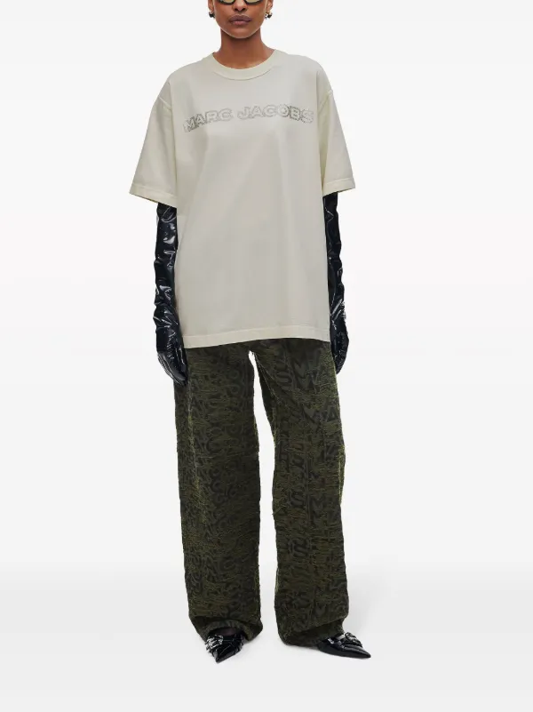 Marc Jacobs crystal-embellished Cotton T-shirt - Farfetch