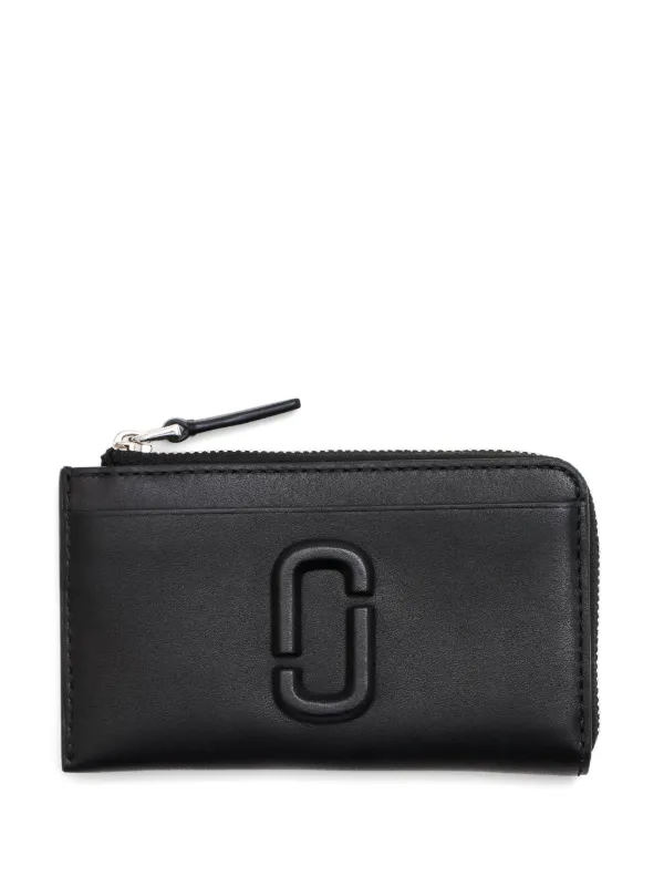 Marc Jacobs The Covered J Marc Top Zip Multi Wallet Black FARFETCH CA