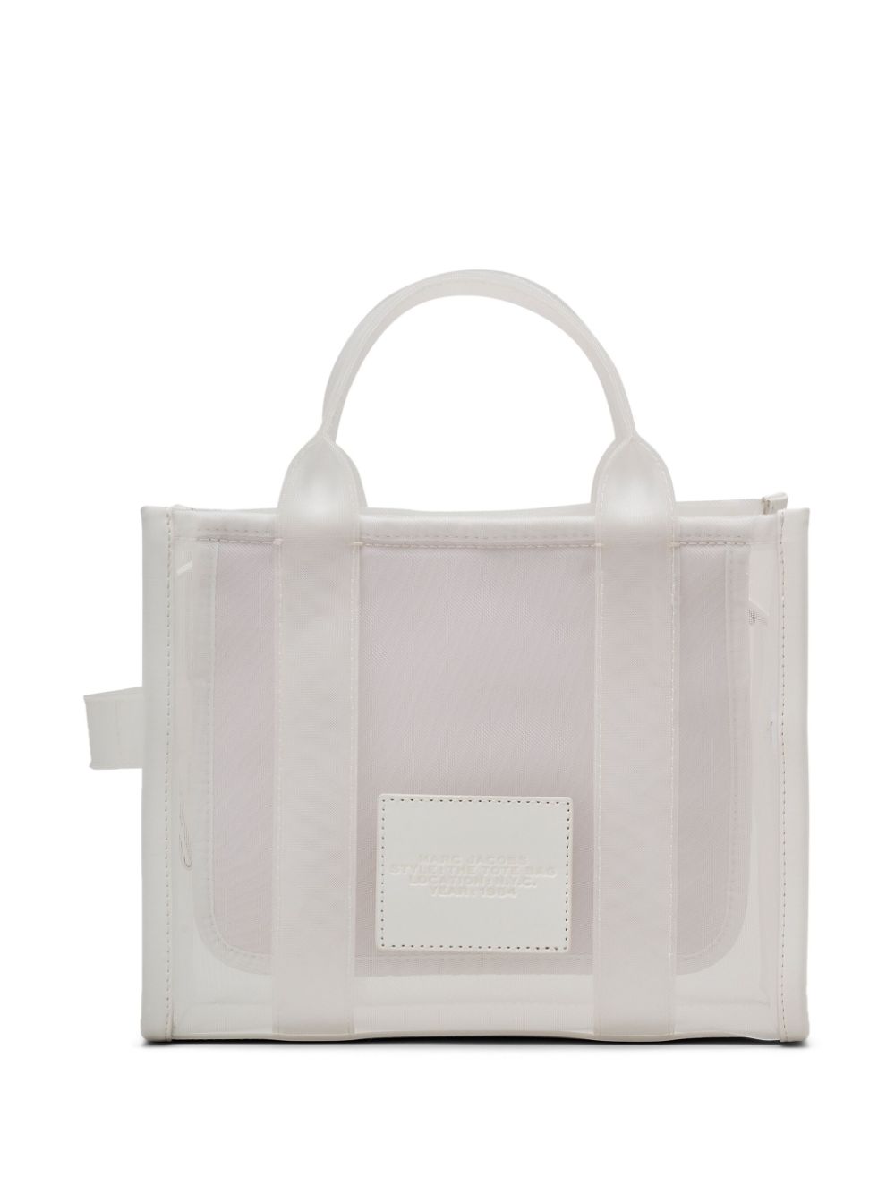 Shop Marc Jacobs The Small Mesh Tote Bag In White