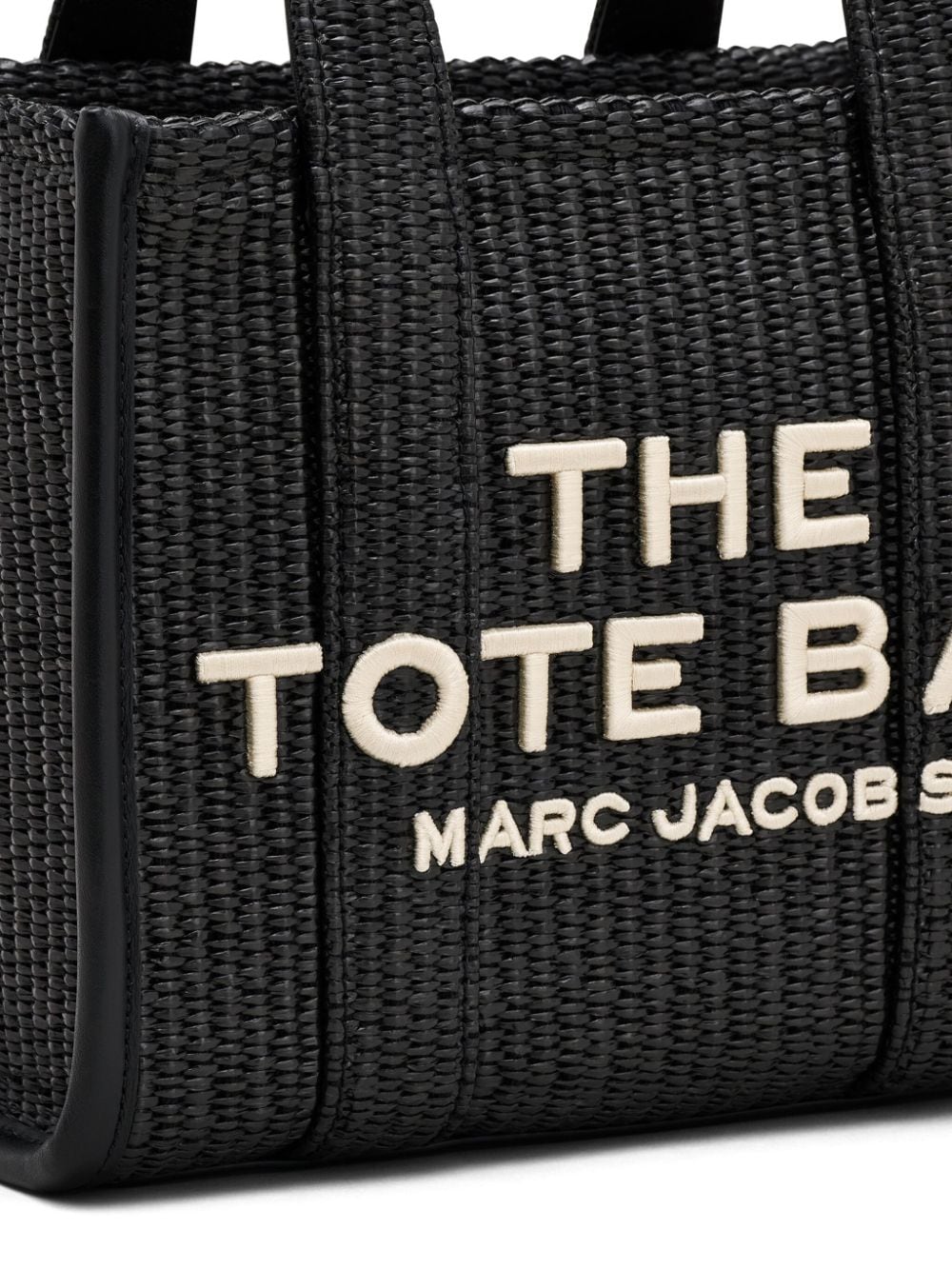 Marc Jacobs The Small geweven shopper Zwart