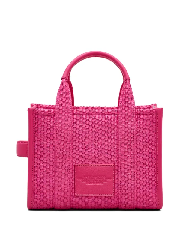 Marc Jacobs ザ スモール ウーブン トートバッグ | ピンク | FARFETCH JP
