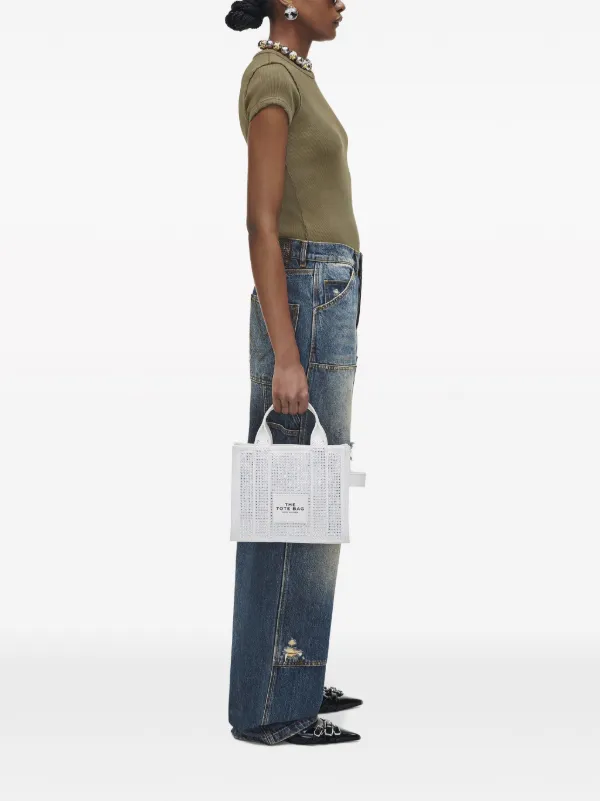 Marc Jacobs ザ スモール クリスタル キャンバス トート バッグ