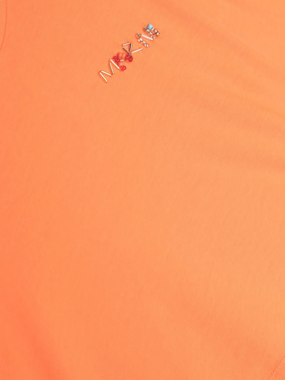 Marni Kids T-shirt verfraaid met kralen Oranje