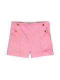 Versace Kids double-buttoned short shorts - Pink