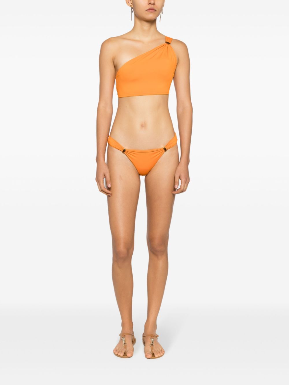 Lenny Niemeyer Asymmetrische bikinislip - Oranje