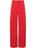 Lenny Niemeyer pleat-detailed wide-leg trousers - Red