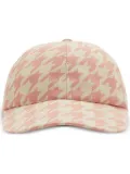 Burberry Houndstooth check baseball cap - Pink