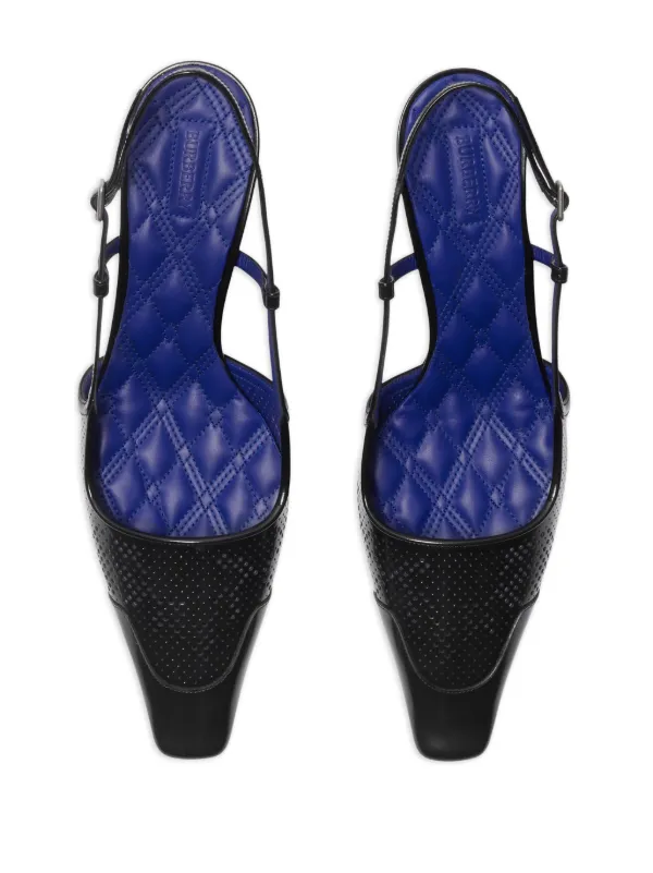 Burberry Chisel 50mm Slingback Pumps | Black | FARFETCH