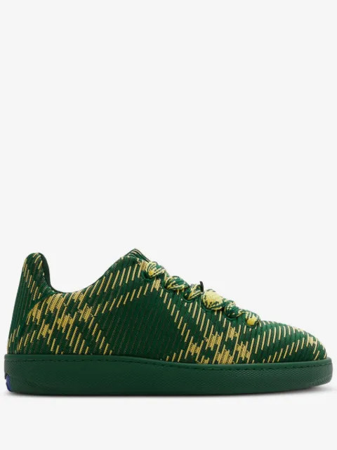 Burberry Box checked sneakers