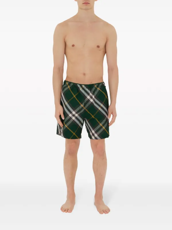 Knot Nylon Swim Shorts in Magnet - Men | Burberry® Official