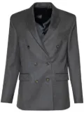 WARDROBE.NYC double-breasted virgin wool blazer - Grey