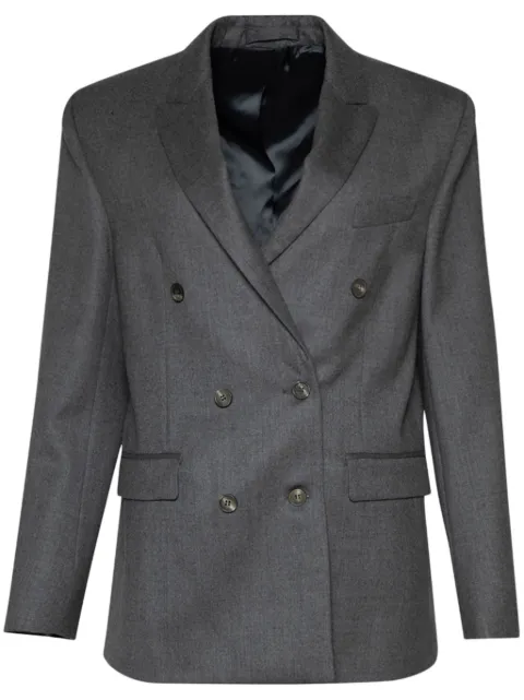 WARDROBE.NYC double-breasted virgin wool blazer 