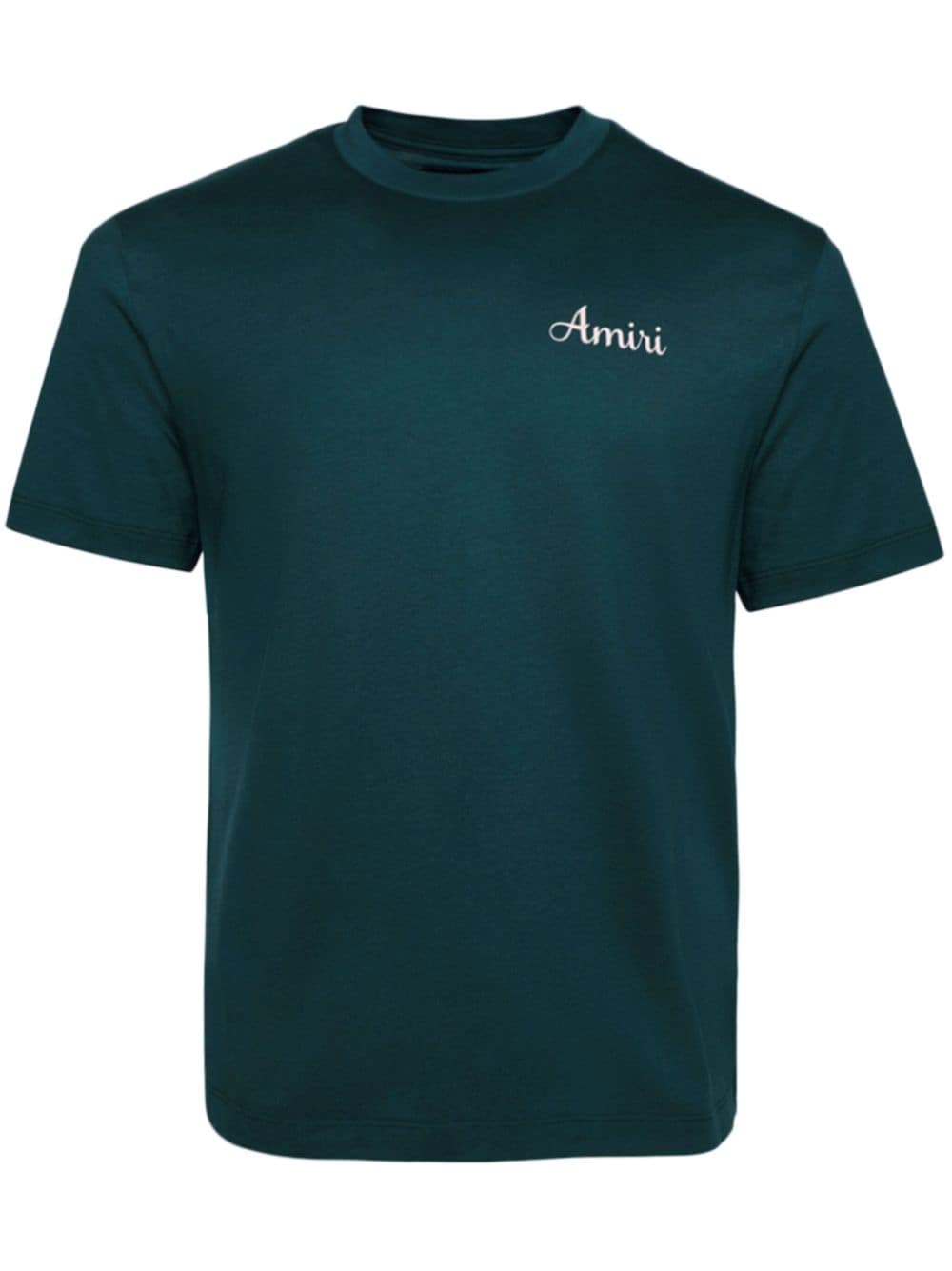 Amiri Logo-print Cotton T-shirt In Green