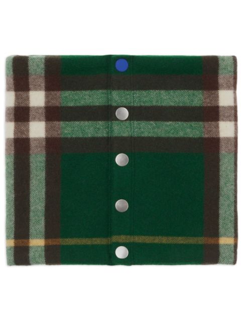 Burberry check-pattern cashmere scarf Men