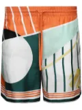 Casablanca Court Abstrait track shorts - Green