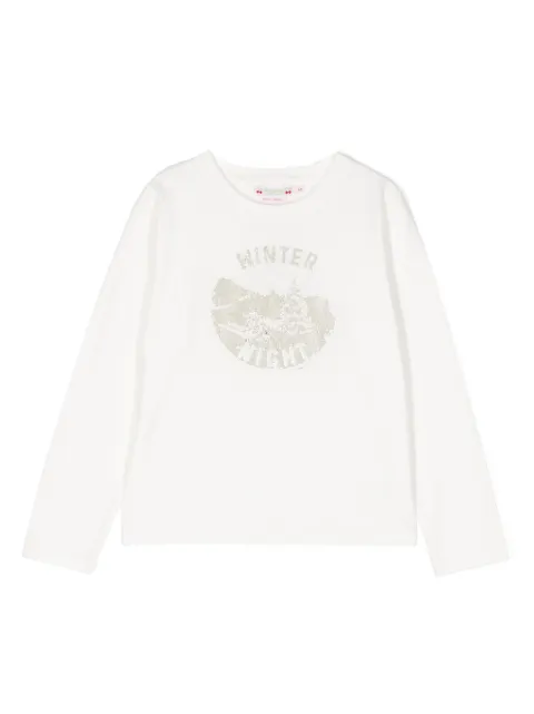 Bonpoint graphic-print long-sleeve T-shirt 