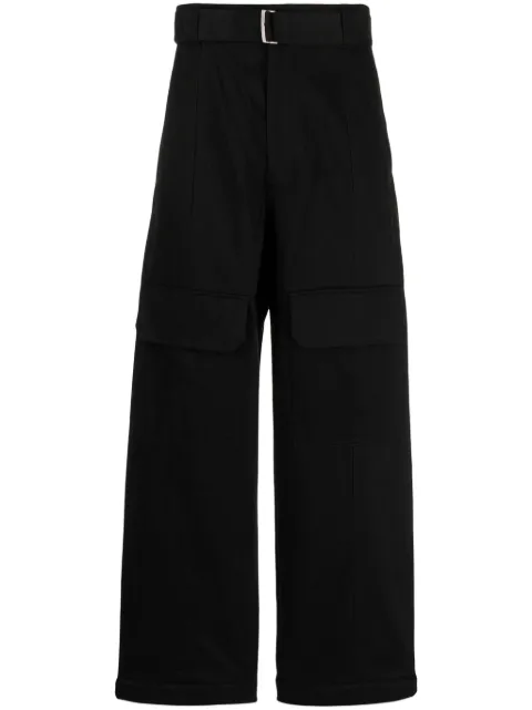 SONGZIO pantalones capri con tiro alto