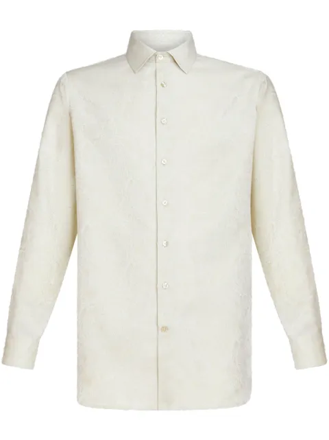 ETRO camisa con motivo en jacquard
