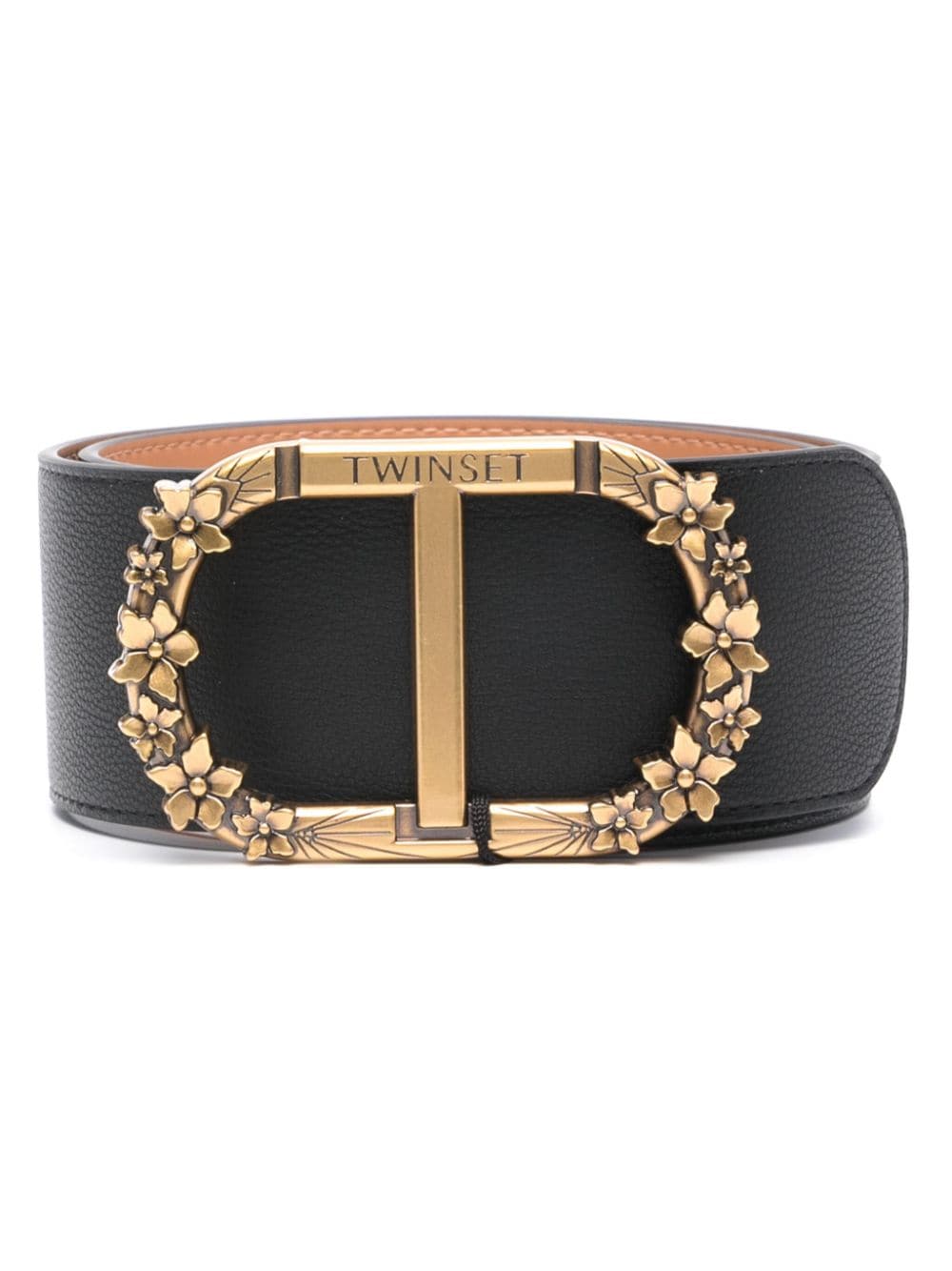 Image 1 of TWINSET Oval T buckle belt