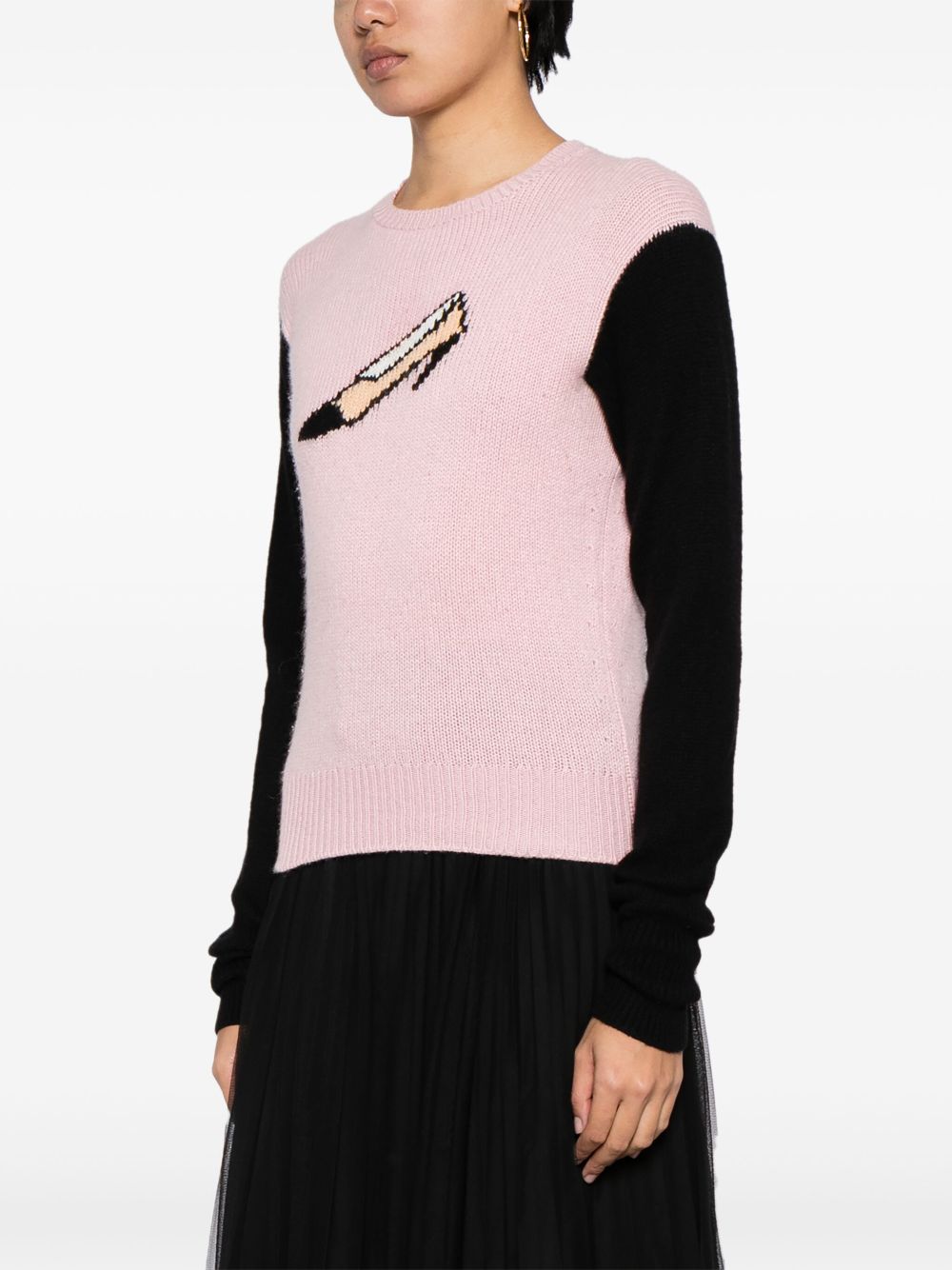 CHANEL 1995 cashmere intarsia jumper Women