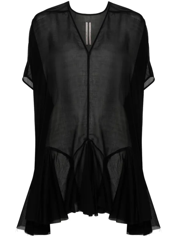 Rick Owens Divine Mini Dress - Black