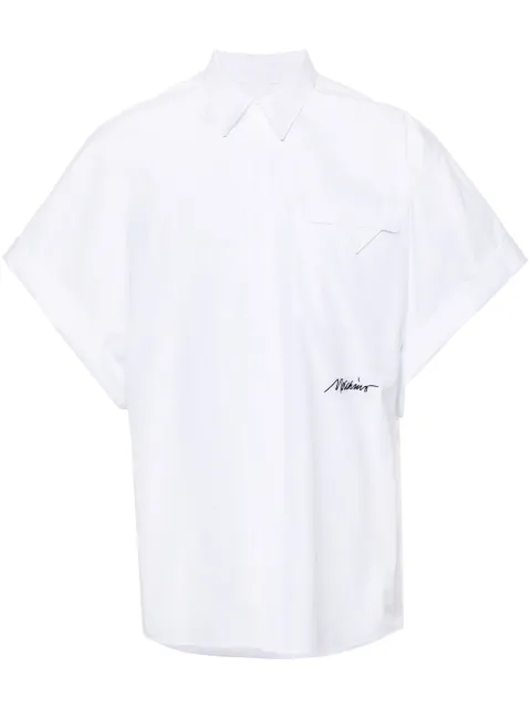 Moschino camisa con logo bordado