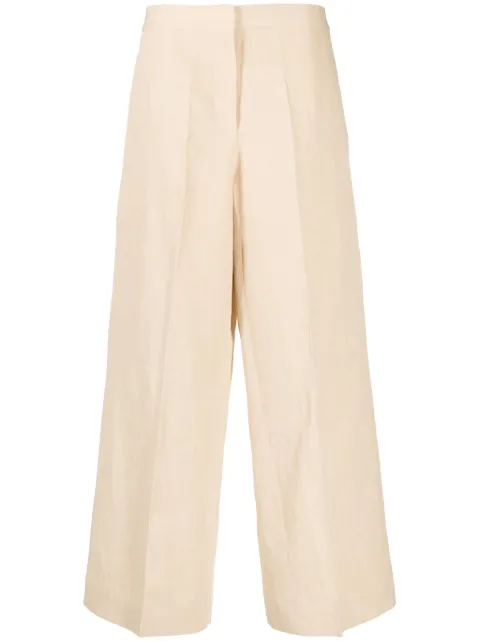 Fabiana Filippi high-waist linen blend trousers