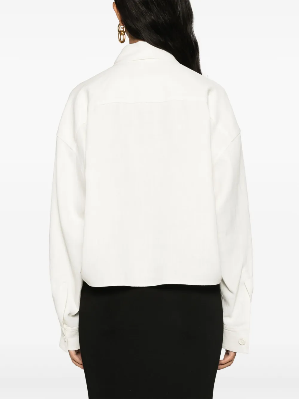 Fabiana Filippi buttoned linen blend shirt | Clothing | Image 4