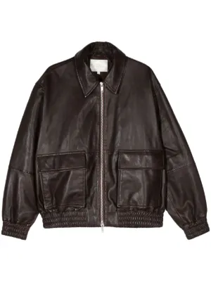 Studio Nicholson レザージャケット | ブラック | FARFETCH JP