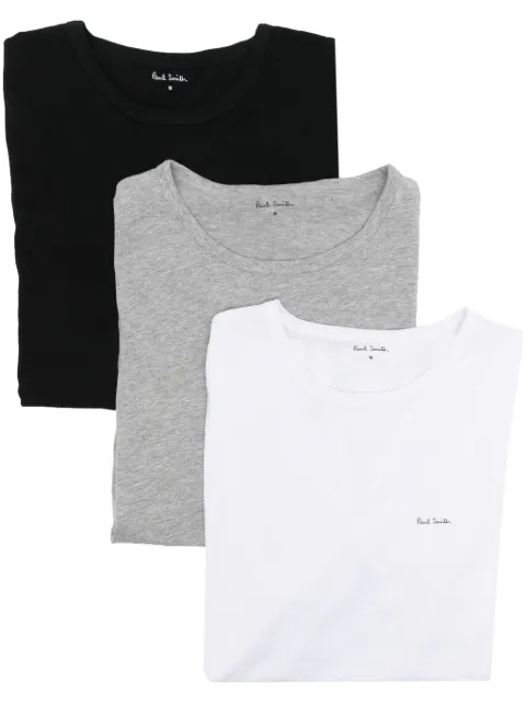 Paul Smith lot de trois t-shirts en coton à logo imprimé 