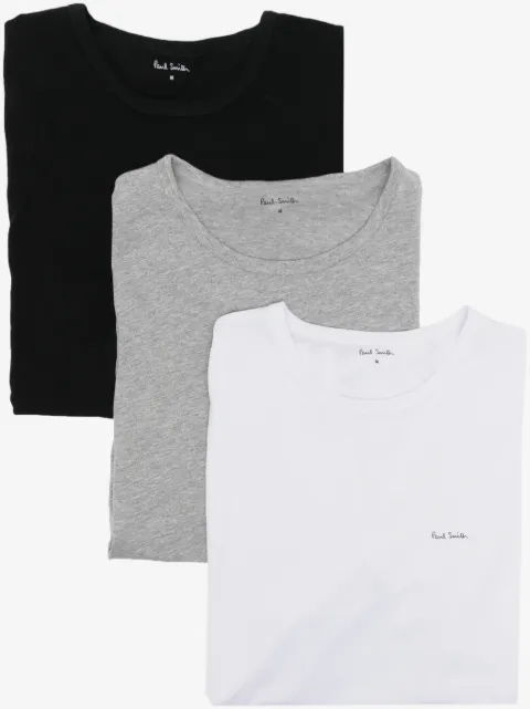 Paul Smith logo-print cotton T-shirts (set of three)
