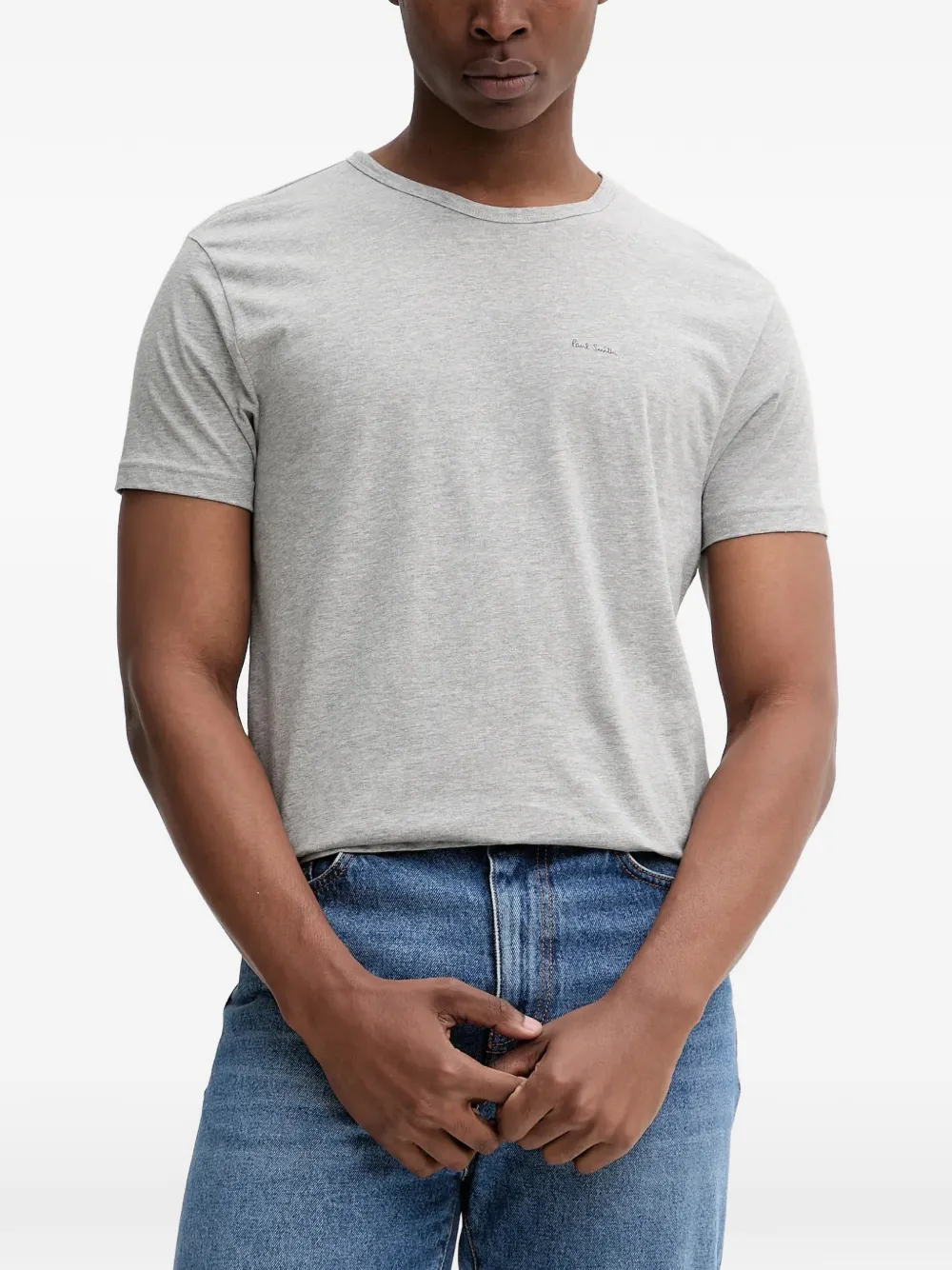 Paul Smith Drie T-shirts met logoprint Zwart
