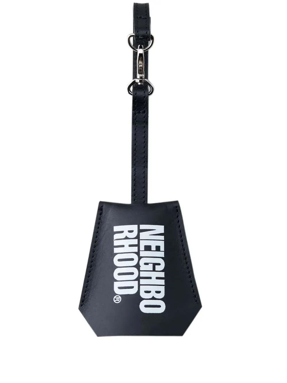 Neighborhood logo-print keyring | Black | Image 1