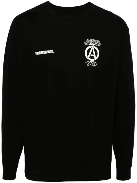 Neighborhood logo-print cotton sweatshirt