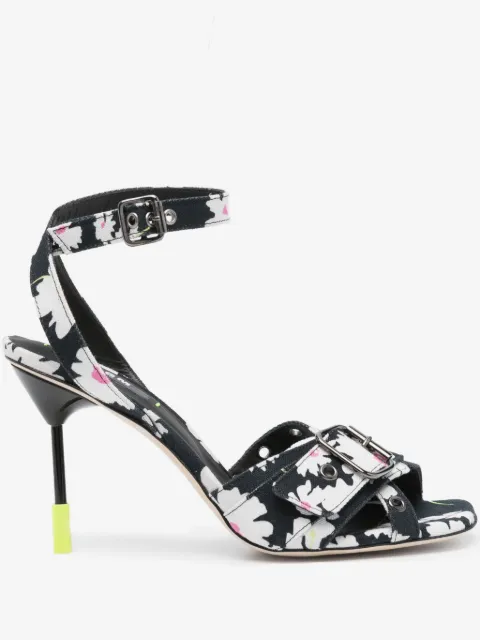 MSGM 105mm floral-print sandals