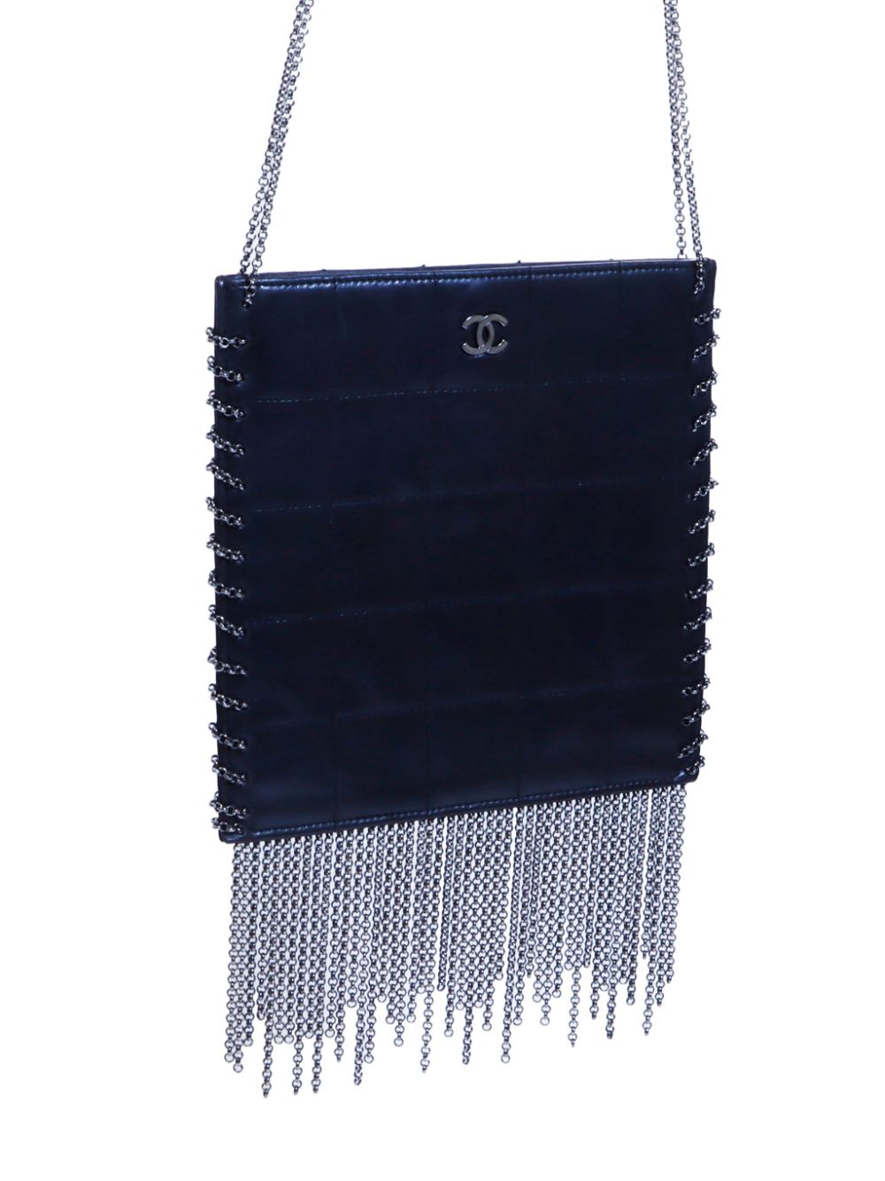 CHANEL Choco Bar fringed shoulder bag Women