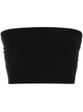 Norma Kamali strapless bandeau top - Black