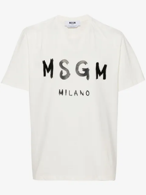 MSGM logo-print cotton T-shirt